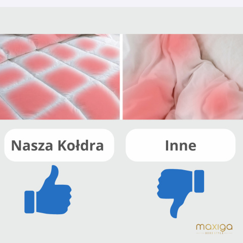 Kołdra Puchowa 200x200 100% Gęsi Puch Zimowa 3KG 100% Antyalergiczna